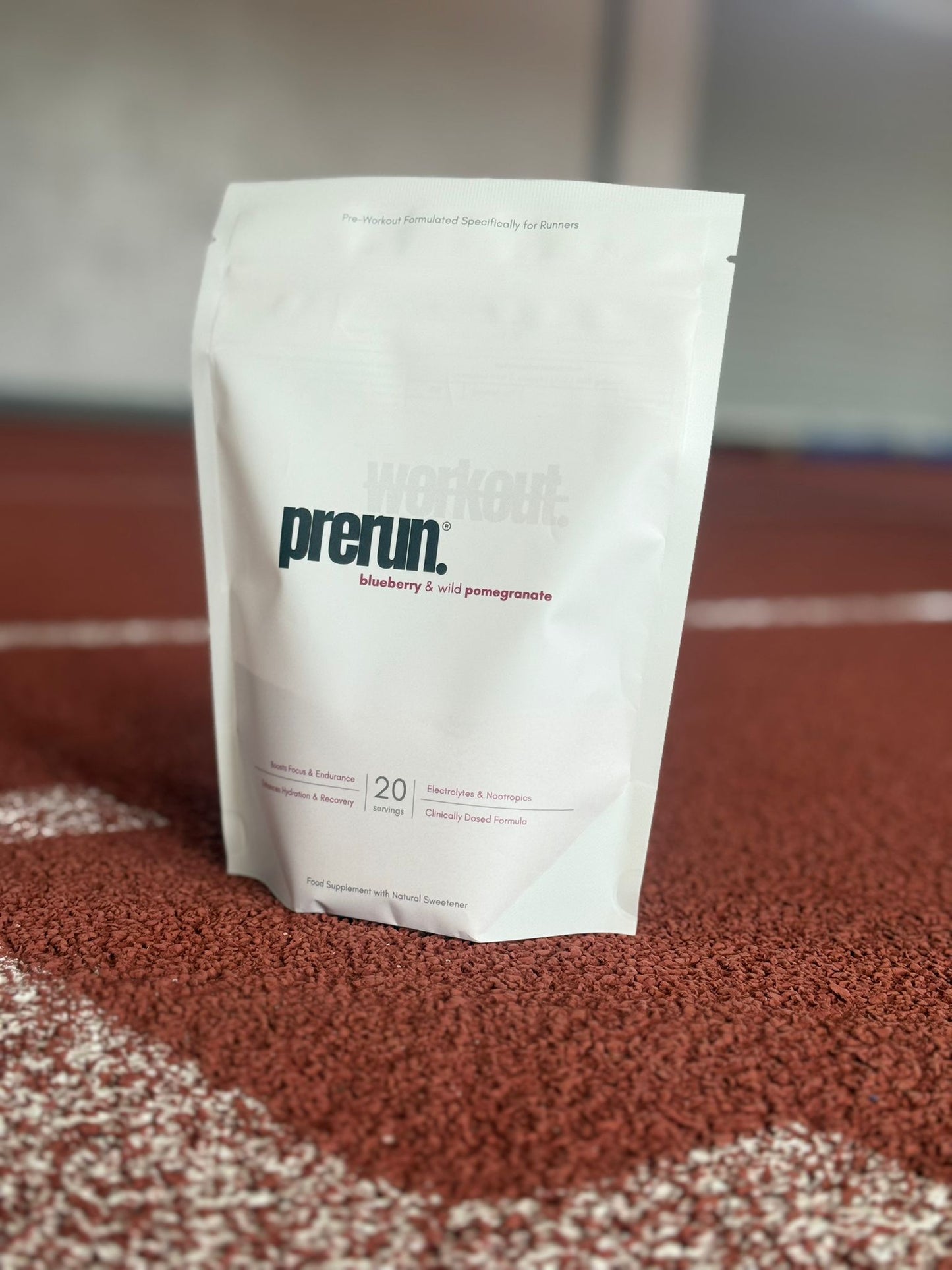 Prerun. One scoop. One run. Every time.